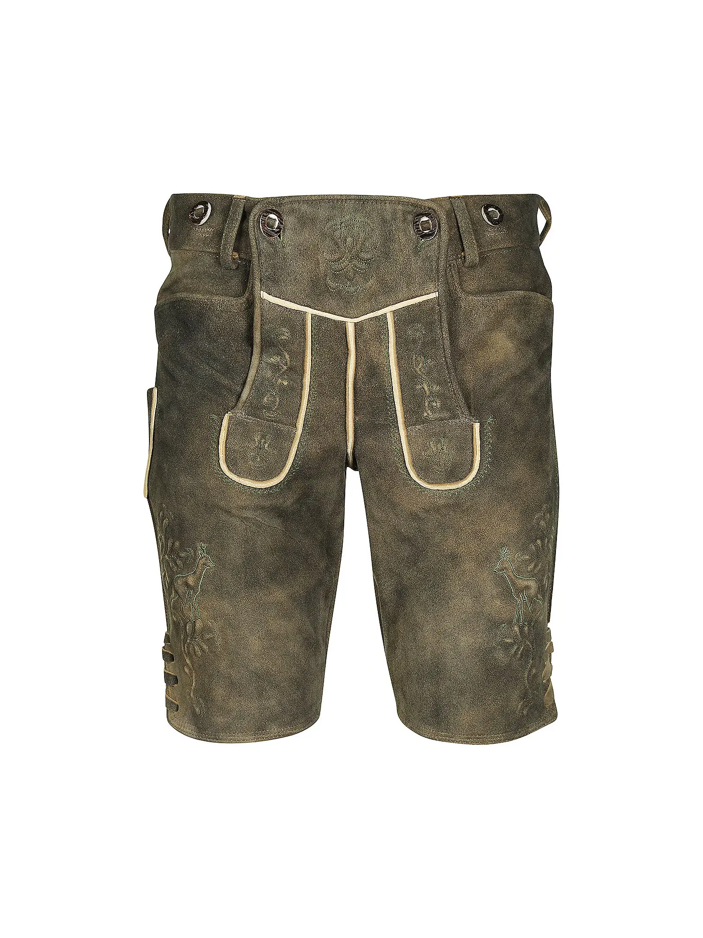 WEINBAUER | Lederhose aus Ziegenleder "Rehjagd" | 